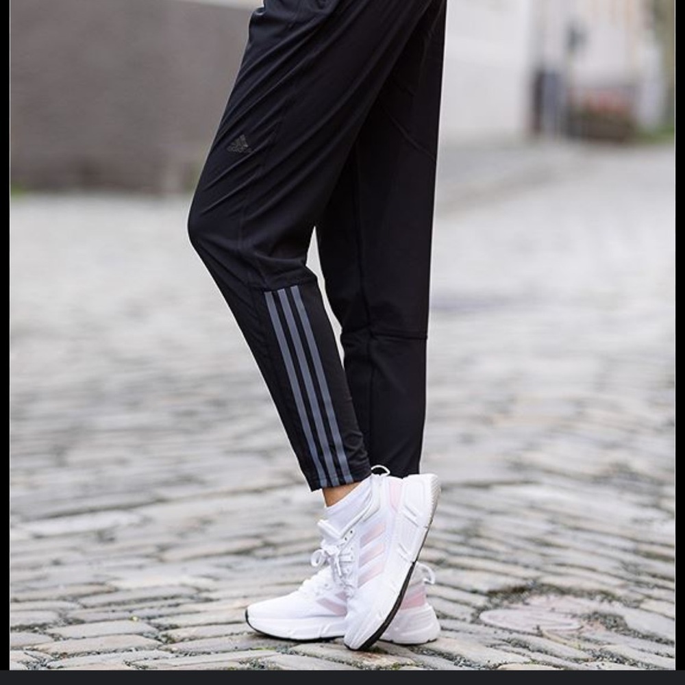 Adidas Women's run icon 3 stripes wind running pants​​​